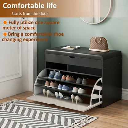 Entryway Bench with Padded Seat for Comfortable Everyday Seating detail image - detail view 7