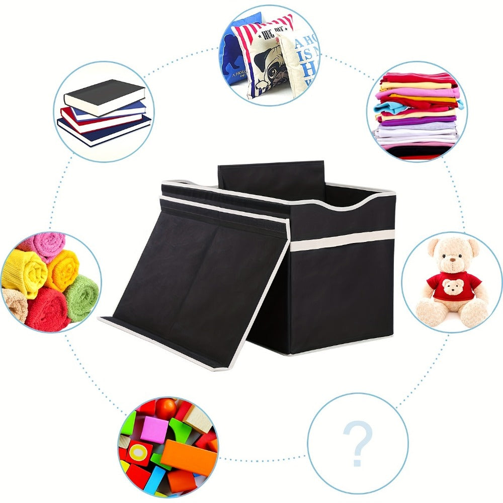 Extra-Large Kids Toy Storage Chest with Secure Lid for Organized Everyday Storage detail image - detail view 14