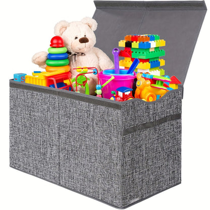 Extra-Large Kids Toy Storage Chest with Secure Lid for Organized Everyday Storage detail image - detail view 7
