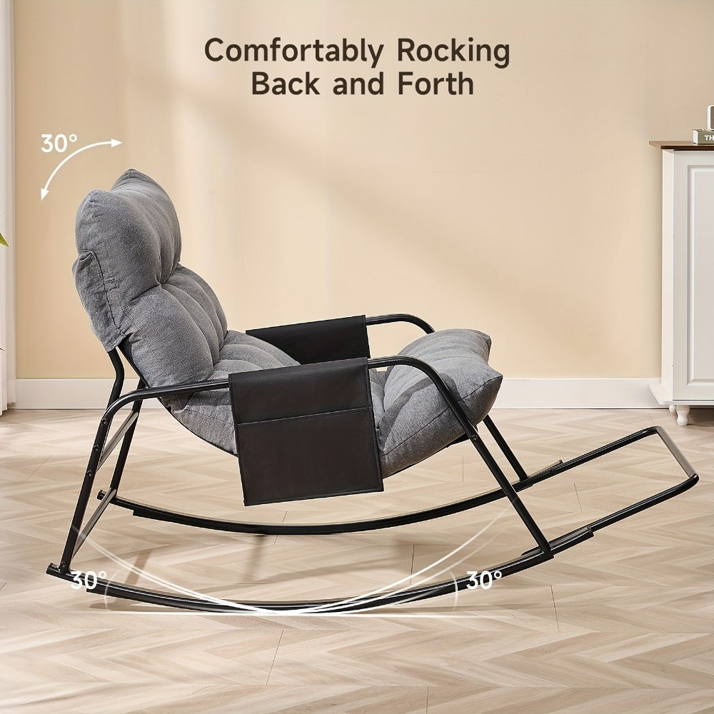 Extra-Large Outdoor Rocking Chair with Multiple Color Options for Patio detail image - detail view 13