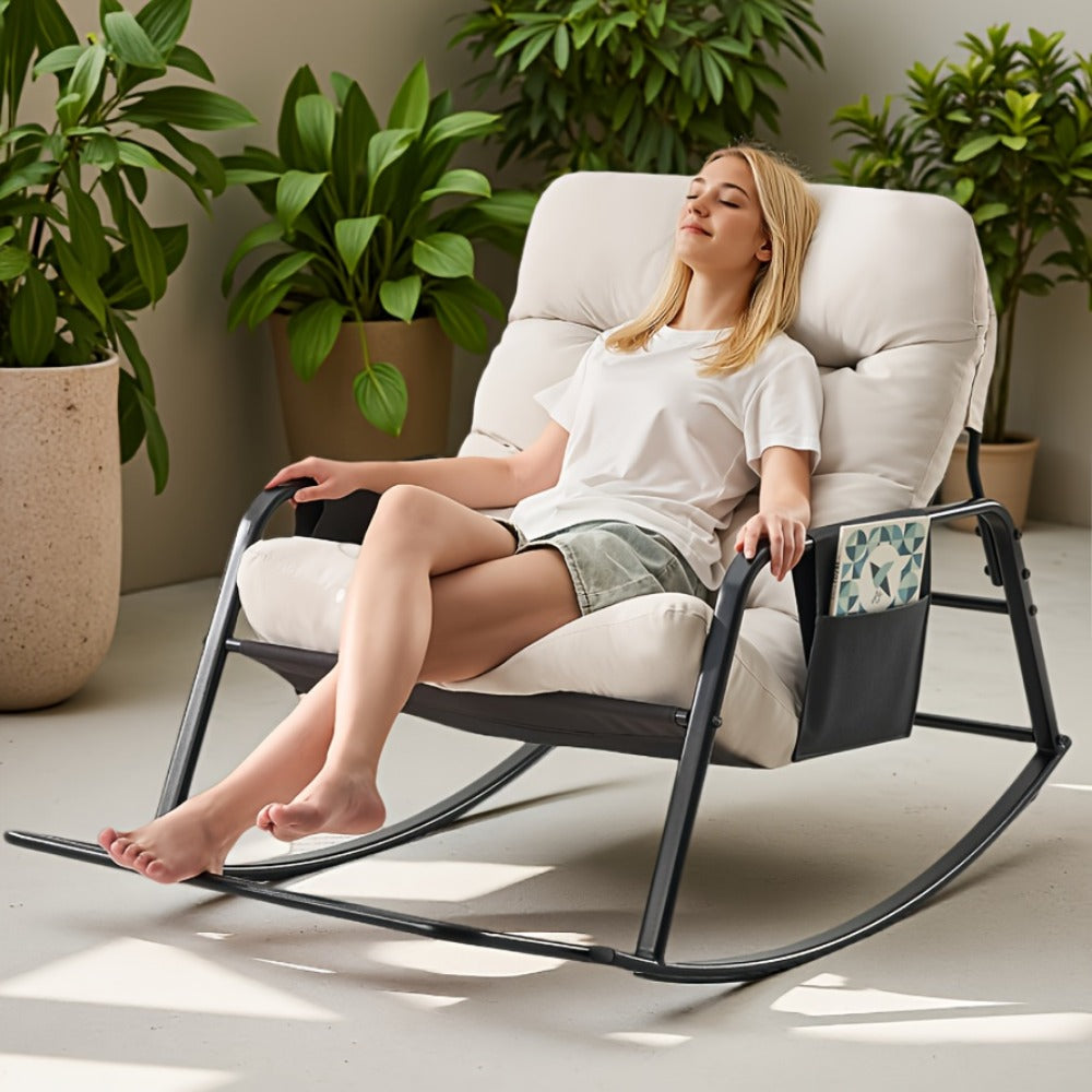 Extra-Large Outdoor Rocking Chair with Multiple Color Options for Patio detail image - detail view 9