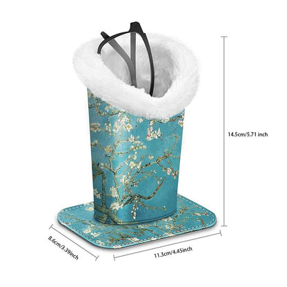 Eyewear Accessories - Eyeglasses Holder Stand Plush Lined Anti-Scratch Glasses Organizer 34 - product detail view 7
