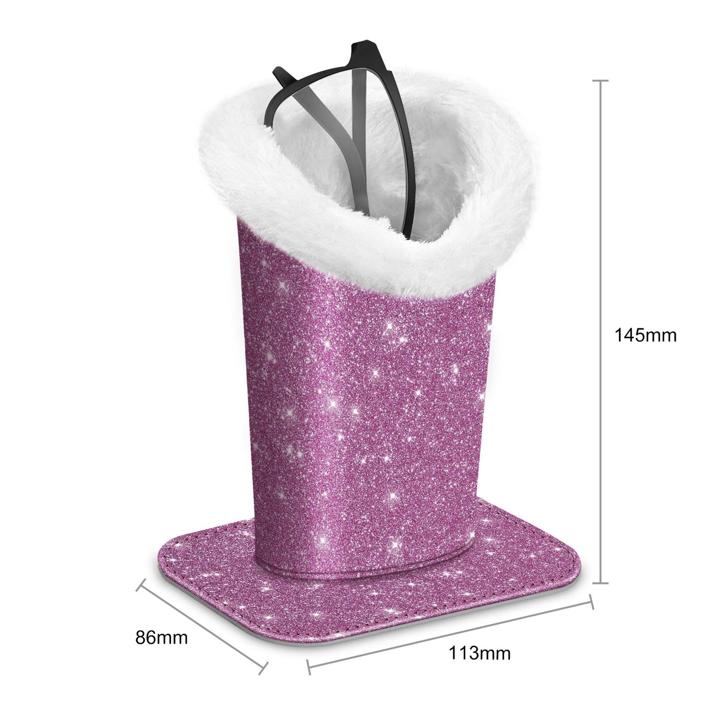 Eyewear Accessories - Eyeglasses Holder Stand Plush Lined Anti-Scratch Glasses Organizer 34 - product detail view 10
