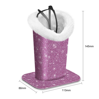 Eyewear Accessories - Eyeglasses Holder Stand Plush Lined Anti-Scratch Glasses Organizer 34 - product detail view 10
