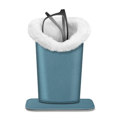 Eyewear Accessories - Eyeglasses Holder Stand Plush Lined Anti-Scratch Glasses Organizer 34 - product detail view 13