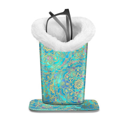 Eyewear Accessories - Eyeglasses Holder Stand Plush Lined Anti-Scratch Glasses Organizer 34 - product detail view 19
