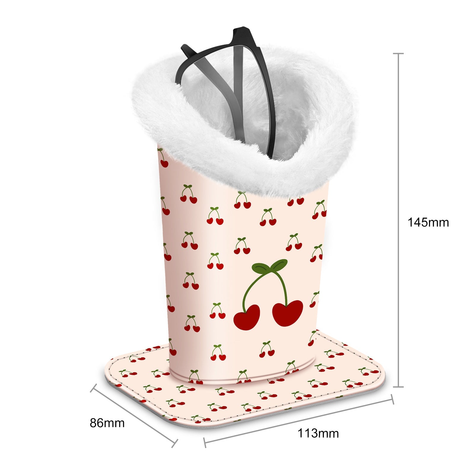 Eyewear Accessories - Eyeglasses Holder Stand Plush Lined Anti-Scratch Glasses Organizer 34 - product detail view 22