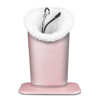 Eyewear Accessories - Eyeglasses Holder Stand Plush Lined Anti-Scratch Glasses Organizer 34 - product detail view 23