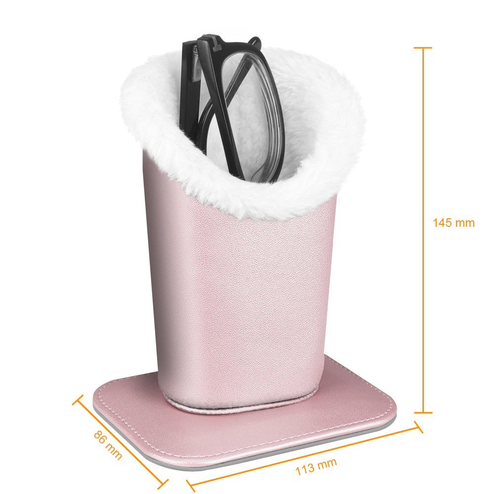 Eyewear Accessories - Eyeglasses Holder Stand Plush Lined Anti-Scratch Glasses Organizer 34 - product detail view 24