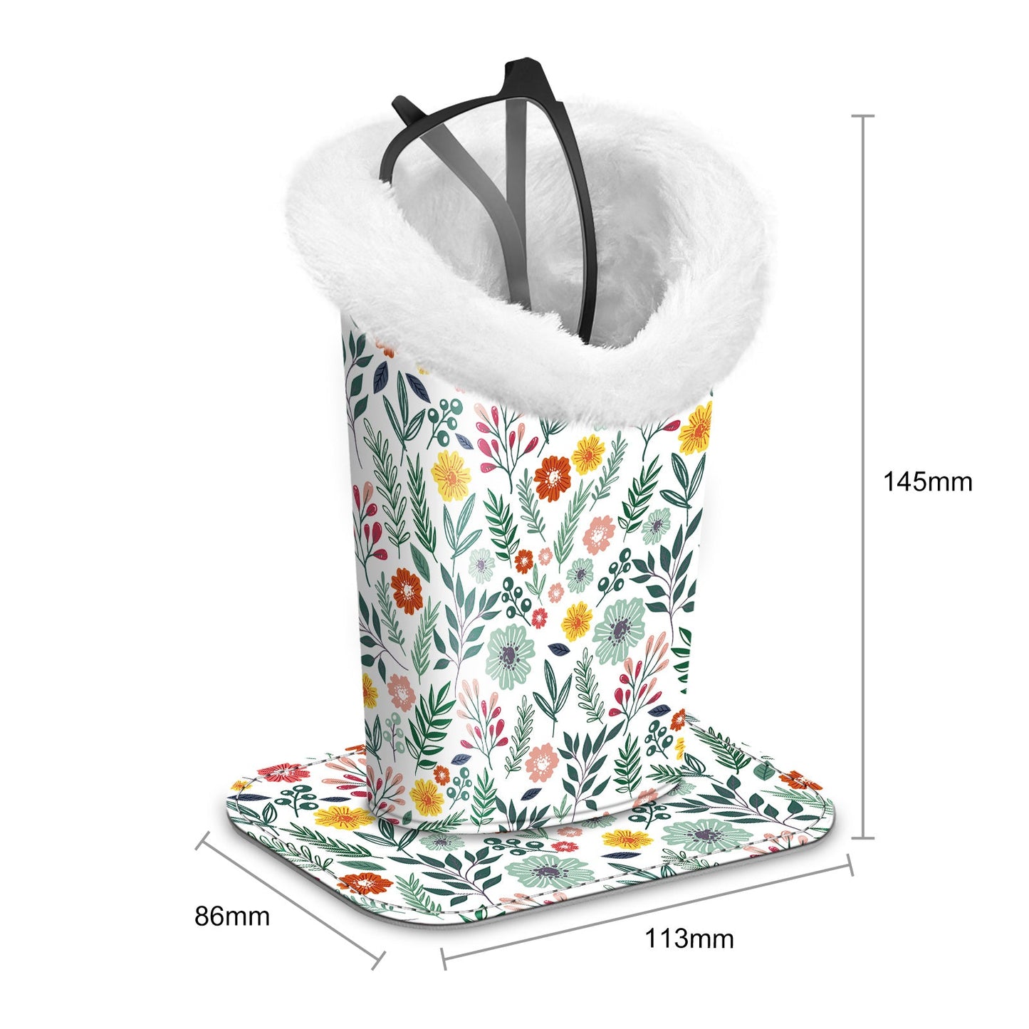 Eyewear Accessories - Eyeglasses Holder Stand Plush Lined Anti-Scratch Glasses Organizer 34 - product detail view 30