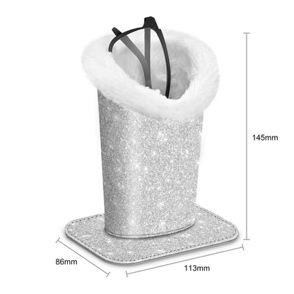 Eyewear Accessories - Eyeglasses Holder Stand Plush Lined Anti-Scratch Glasses Organizer 34 - product detail view 32