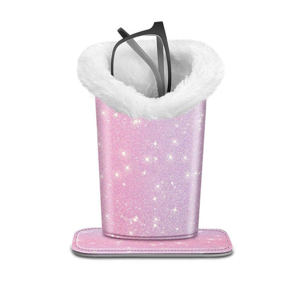 Eyewear Accessories - Eyeglasses Holder Stand Plush Lined Anti-Scratch Glasses Organizer 34 - product detail view 33