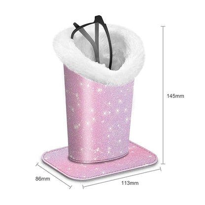 Eyewear Accessories - Eyeglasses Holder Stand Plush Lined Anti-Scratch Glasses Organizer 34 - product detail view 34