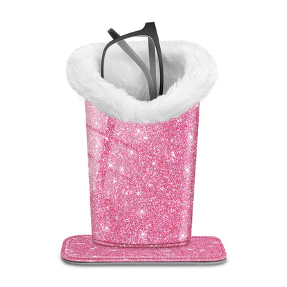 Eyewear Accessories - Eyeglasses Holder Stand Plush Lined Anti-Scratch Glasses Organizer 34 - product detail view 35