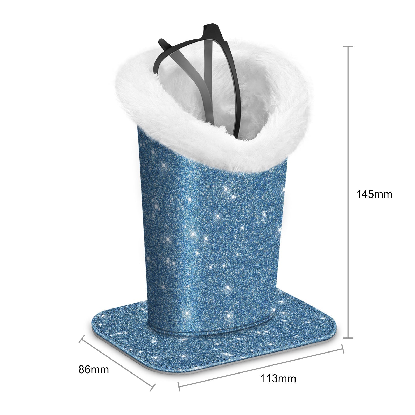 Eyewear Accessories - Eyeglasses Holder Stand Plush Lined Anti-Scratch Glasses Organizer 34 - product detail view 38