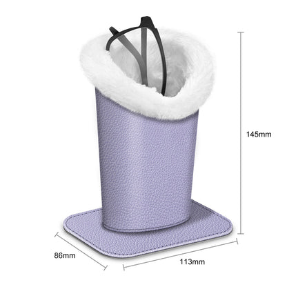 Eyewear Accessories - Eyeglasses Holder Stand Plush Lined Anti-Scratch Glasses Organizer 34 - product detail view 47