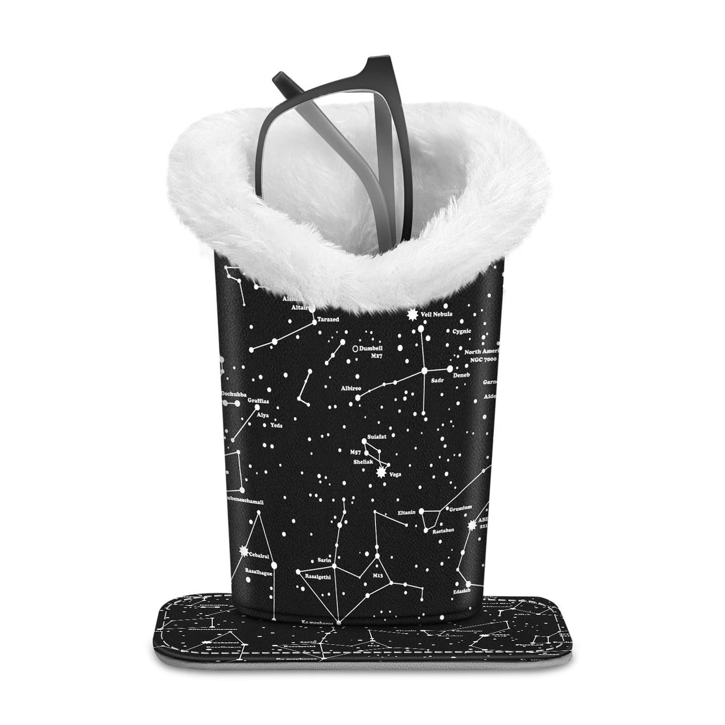 Eyewear Accessories - Eyeglasses Holder Stand Plush Lined Anti-Scratch Glasses Organizer 34 - product detail view 52