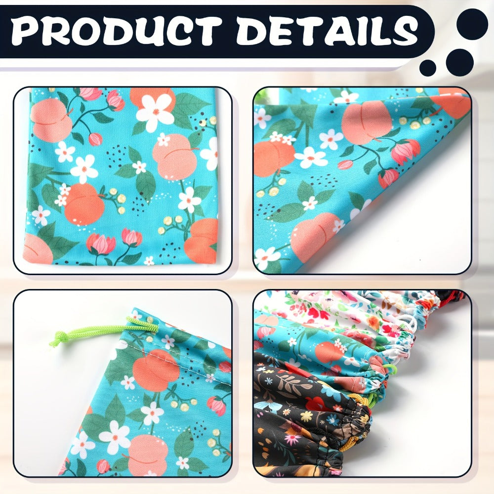 Eyewear Accessories - Microfiber Eyeglass Pouch 24 Pack Drawstring Soft Glasses Case Bag - product detail view 3