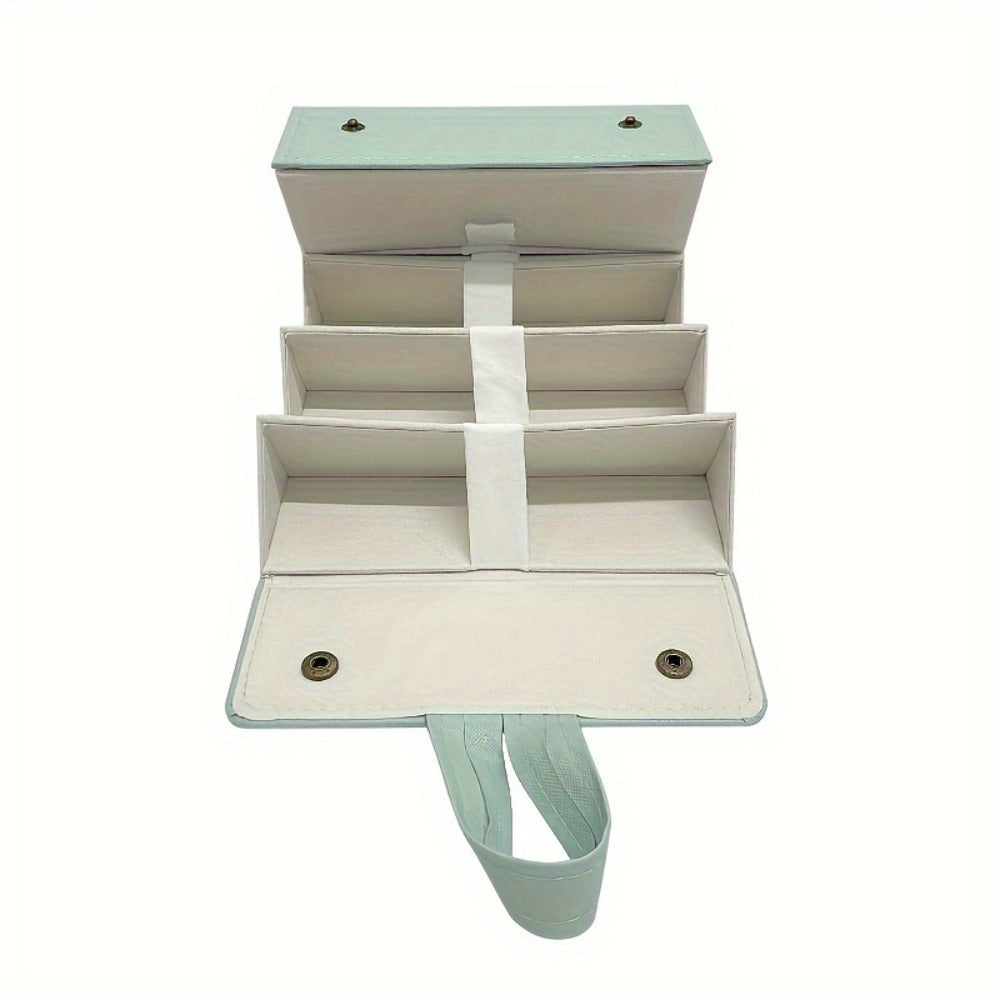 Eyewear Accessories - Roll-Up Hanging Glasses Organizer for Women - Multi-Pair PU Leather - product detail view 20