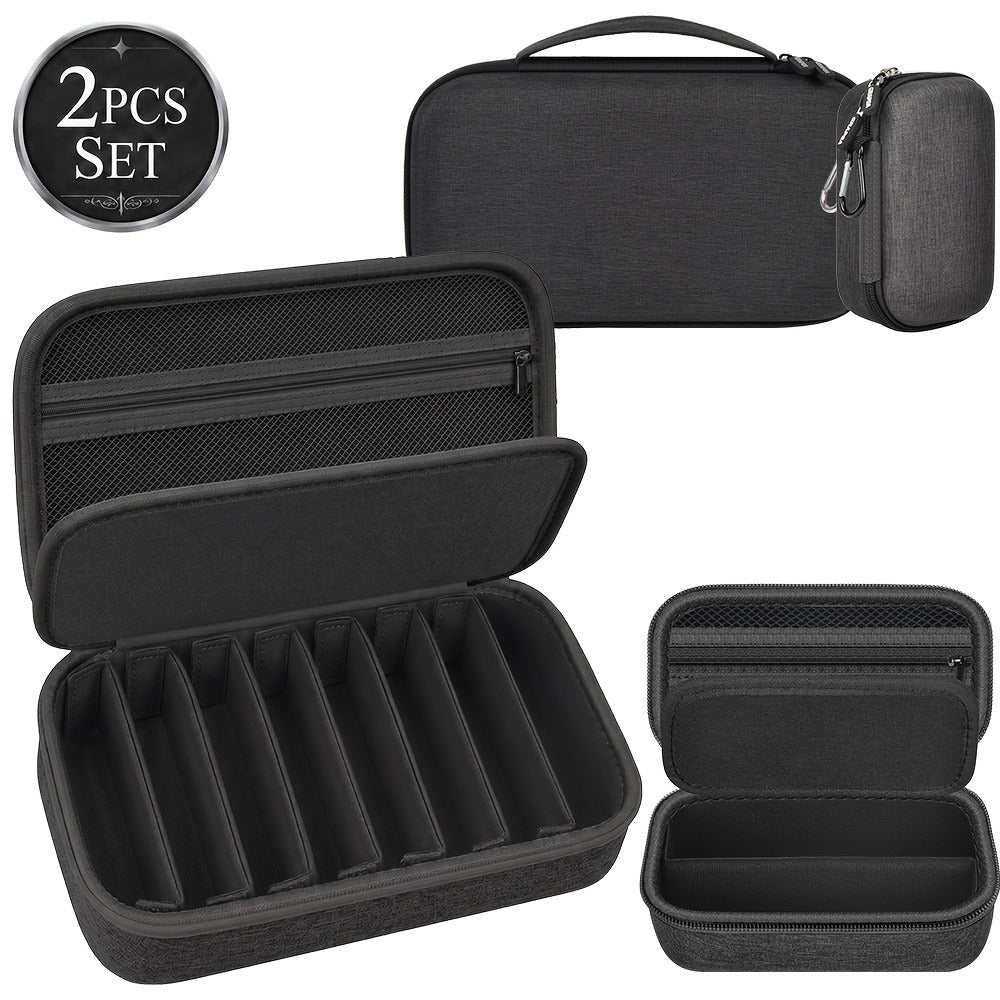 Eyewear Accessories - Sunglasses Organizer Case Travel Storage Bag Multi-Slot for Men Women - product detail view 3