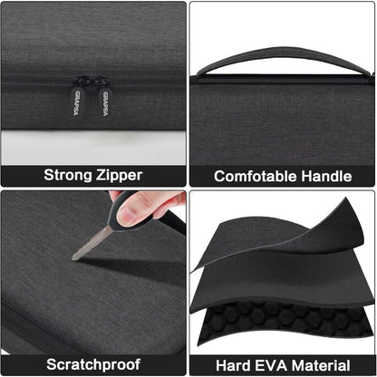 Eyewear Accessories - Sunglasses Organizer Case Travel Storage Bag Multi-Slot for Men Women - product detail view 8