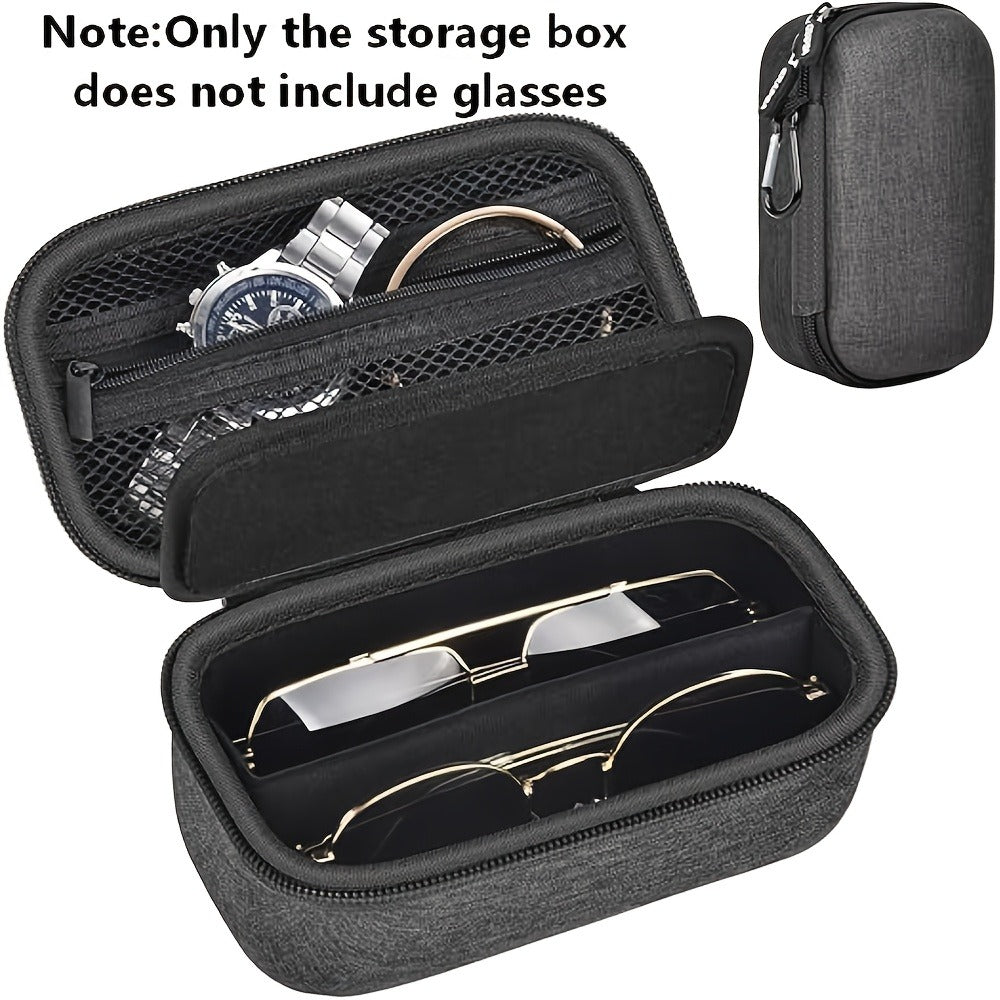 Eyewear Accessories - Sunglasses Organizer Case Travel Storage Bag Multi-Slot for Men Women - product detail view 18