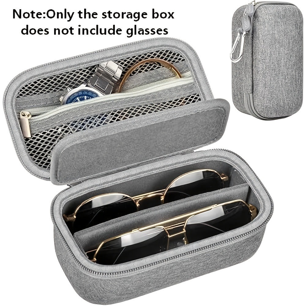Eyewear Accessories - Sunglasses Organizer Case Travel Storage Bag Multi-Slot for Men Women - product detail view 20