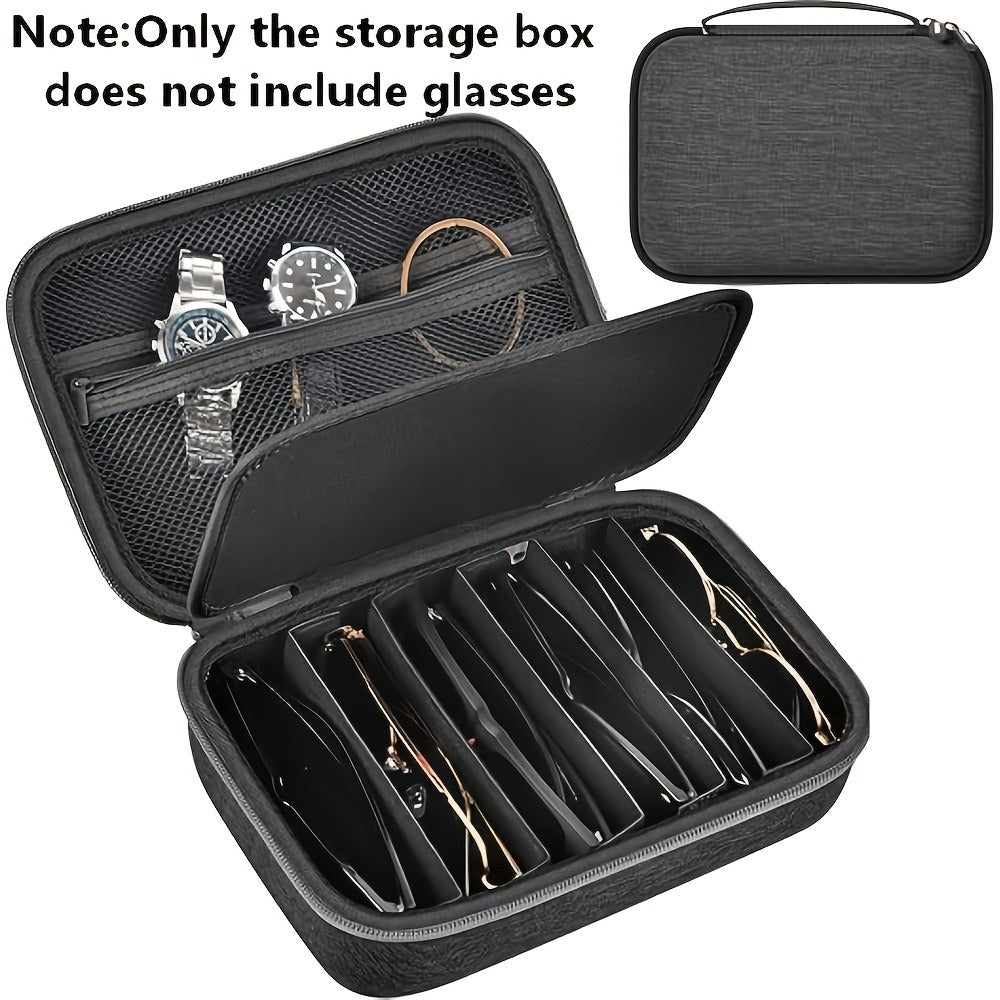 Eyewear Accessories - Sunglasses Organizer Case Travel Storage Bag Multi-Slot for Men Women - product detail view 21