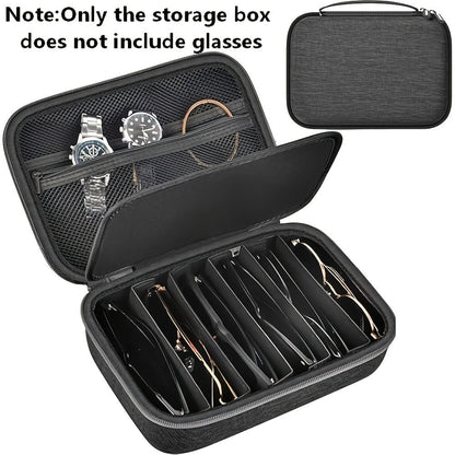 Eyewear Accessories - Sunglasses Organizer Case Travel Storage Bag Multi-Slot for Men Women - product detail view 21