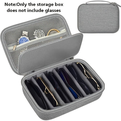 Eyewear Accessories - Sunglasses Organizer Case Travel Storage Bag Multi-Slot for Men Women - product detail view 23
