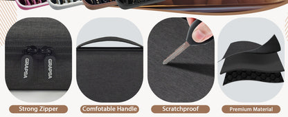 Eyewear Accessories - Sunglasses Organizer Case Travel Storage Bag Multi-Slot for Men Women - product detail view 26