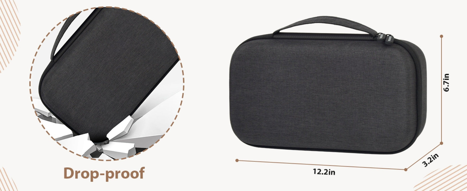 Eyewear Accessories - Sunglasses Organizer Case Travel Storage Bag Multi-Slot for Men Women - product detail view 29