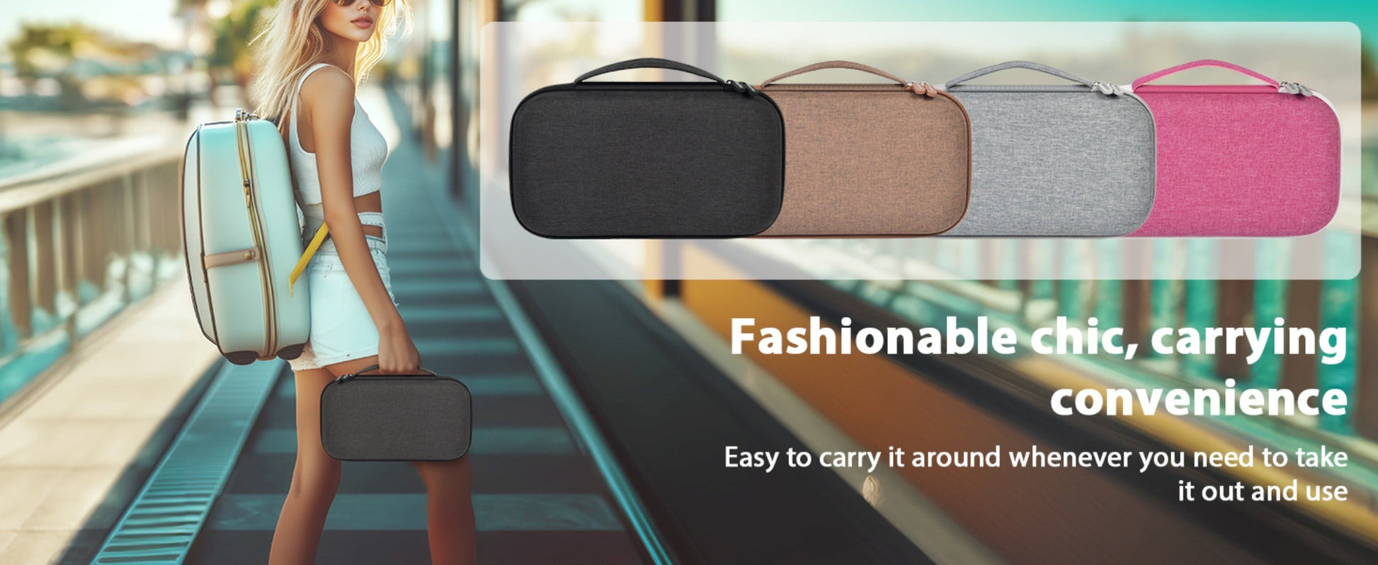 Eyewear Accessories - Sunglasses Organizer Case Travel Storage Bag Multi-Slot for Men Women - product detail view 30