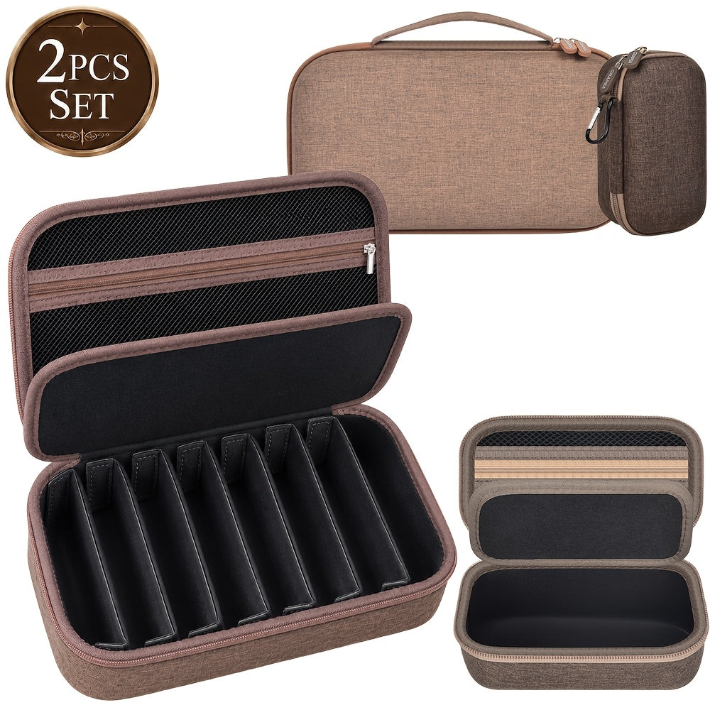 Eyewear Accessories - Sunglasses Organizer Case Travel Storage Bag Multi-Slot for Men Women - product detail view 33