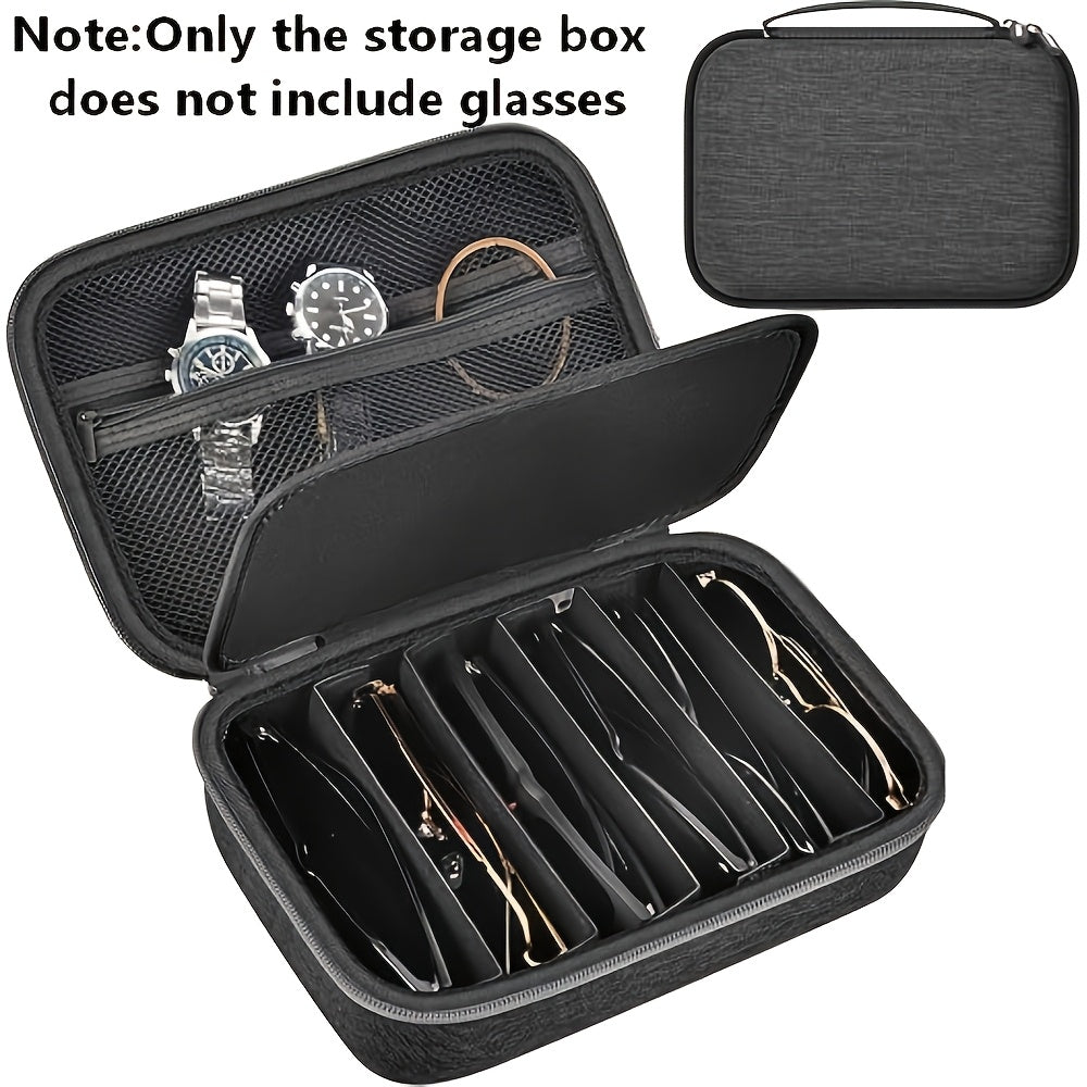 Eyewear Accessories - Sunglasses Organizer Case Travel Storage Bag Multi-Slot for Men Women - product detail view 44