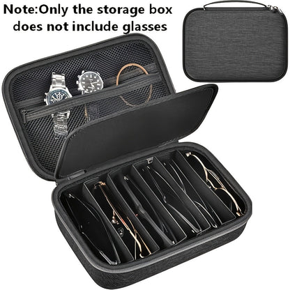 Eyewear Accessories - Sunglasses Organizer Case Travel Storage Bag Multi-Slot for Men Women - product detail view 44