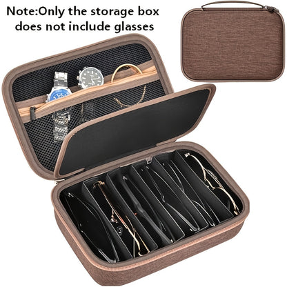 Eyewear Accessories - Sunglasses Organizer Case Travel Storage Bag Multi-Slot for Men Women - product detail view 45
