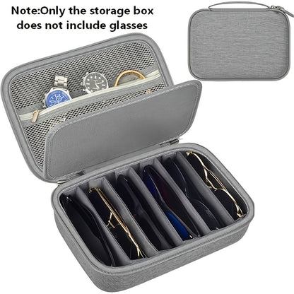 Eyewear Accessories - Sunglasses Organizer Case Travel Storage Bag Multi-Slot for Men Women - product detail view 46