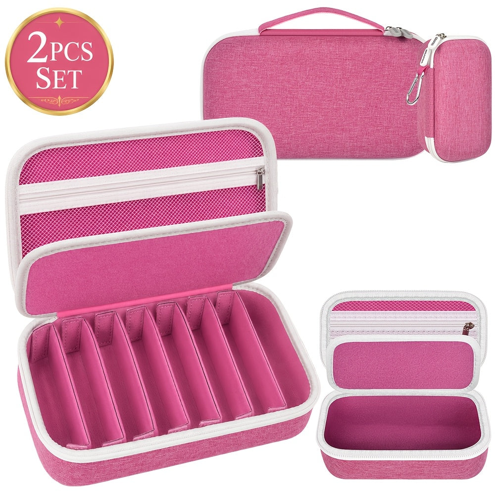 Eyewear Accessories - Sunglasses Organizer Case Travel Storage Bag Multi-Slot for Men Women - product detail view 48
