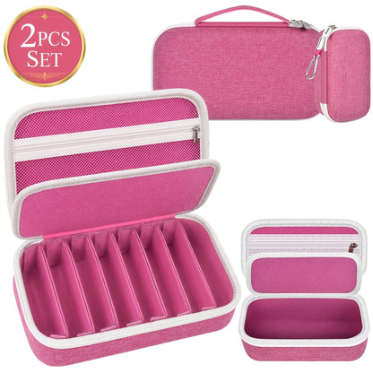 Eyewear Accessories - Sunglasses Organizer Case Travel Storage Bag Multi-Slot for Men Women - product detail view 48
