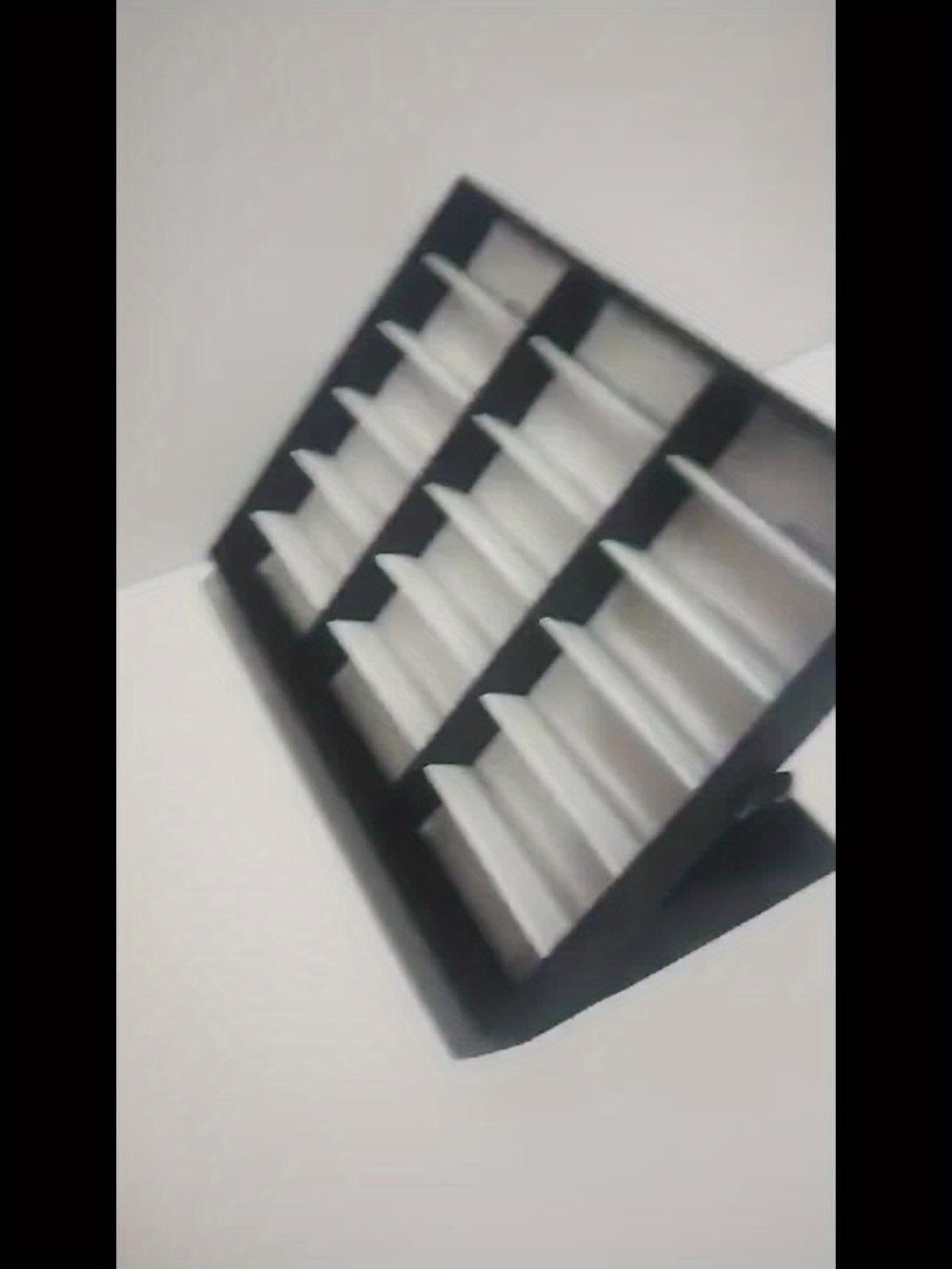 Eyewear Organizer - Eyeglass Display Case 18 Grids Box Velvet Glasses Storage Showcase Stand - product detail view 13
