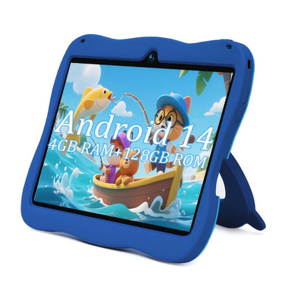 7 Inch Kids Tablet Android 14 WiFi 5 – 2025 Model, 4GB RAM 128GB Storage, HD Display, Dual Cameras, Pre-Installed Educational Apps, Parental Controls, Durable Learning Tablet for Kids