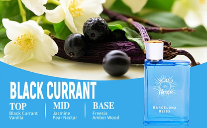 Women's Eau de Parfum Vanilla Gourmand Perfume Spray 3.4 oz — Valencia Vibes, Marbella, Madrid Muse & Barcelona Bliss | Long-Lasting Sweet EDP | Romantic Gift for Her