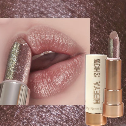 Lipstick Set, MEEYA SHOW 3-Piece Pearlescent Metallic Shimmer Trio with Shade 05, 06 and 07 Options
