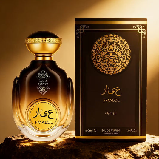 Eau de Parfum Dubai Luxury for Men in Black Arabic-Art Gift Box with Oud Source Family for Daily Wear