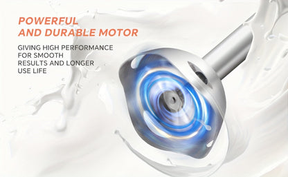 Corded Immersion Blender with Stainless-Steel-Look Blending Head, Two Controls and 38cm Height