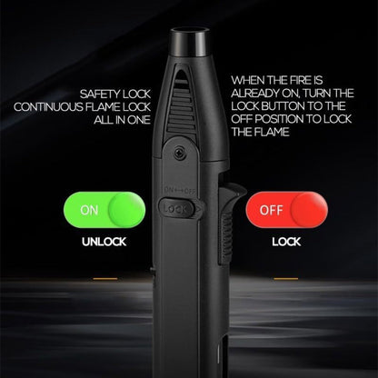 Long-Reach Torch Lighter Multipack with 10 or 15 Extended Igniters in Five Coordinated Body Colors