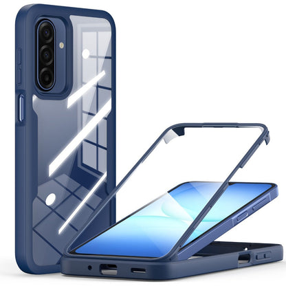 Rugged Samsung Galaxy A-Series Phone Case with Built-In Screen Cover in Four Colors and Six Model Options
