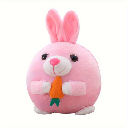 Dog Toy USB-Rechargeable Bouncing Character Ball with Recording and Music Modes in Five Styles