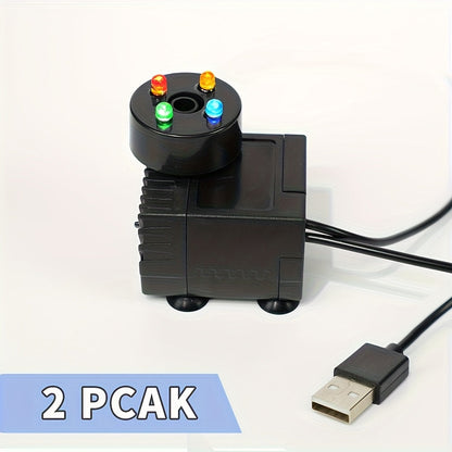 USB Fountain Pump for Aquarium Fish Tank – Quiet Desktop Water Pump